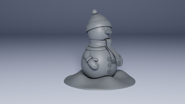 Lustiger Schneemann
